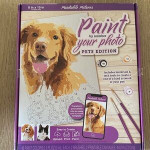 Paint Your Photo Pets Edition Paint-by-Number Kit